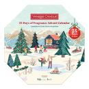 Yankee Candle® Après Ski Adventskranz – mit 24 Teelichtern und Teelichthalter